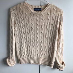 American Apparel Cable Knit Sweater